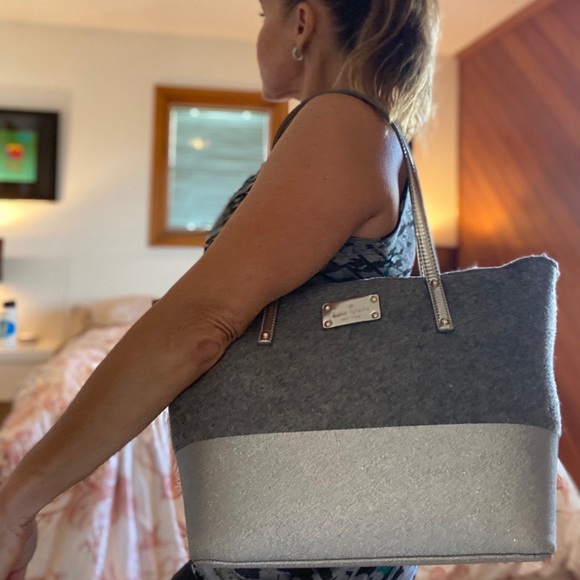 Kate Spade wool and silver sparkle bag - Picture 15 of 15
